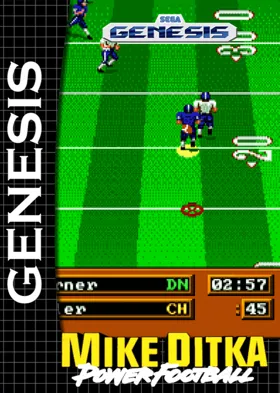 Mike Ditka Power Football (USA, Europe) (Alt 1) (Unl) box cover front